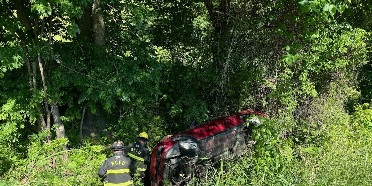 Maury County firefighters rescue entrapped driver