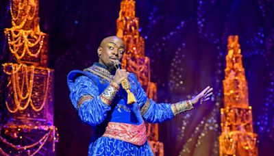 Yeukayi Ushe grants wish to be entertained as Disney's Aladdin comes to Manchester