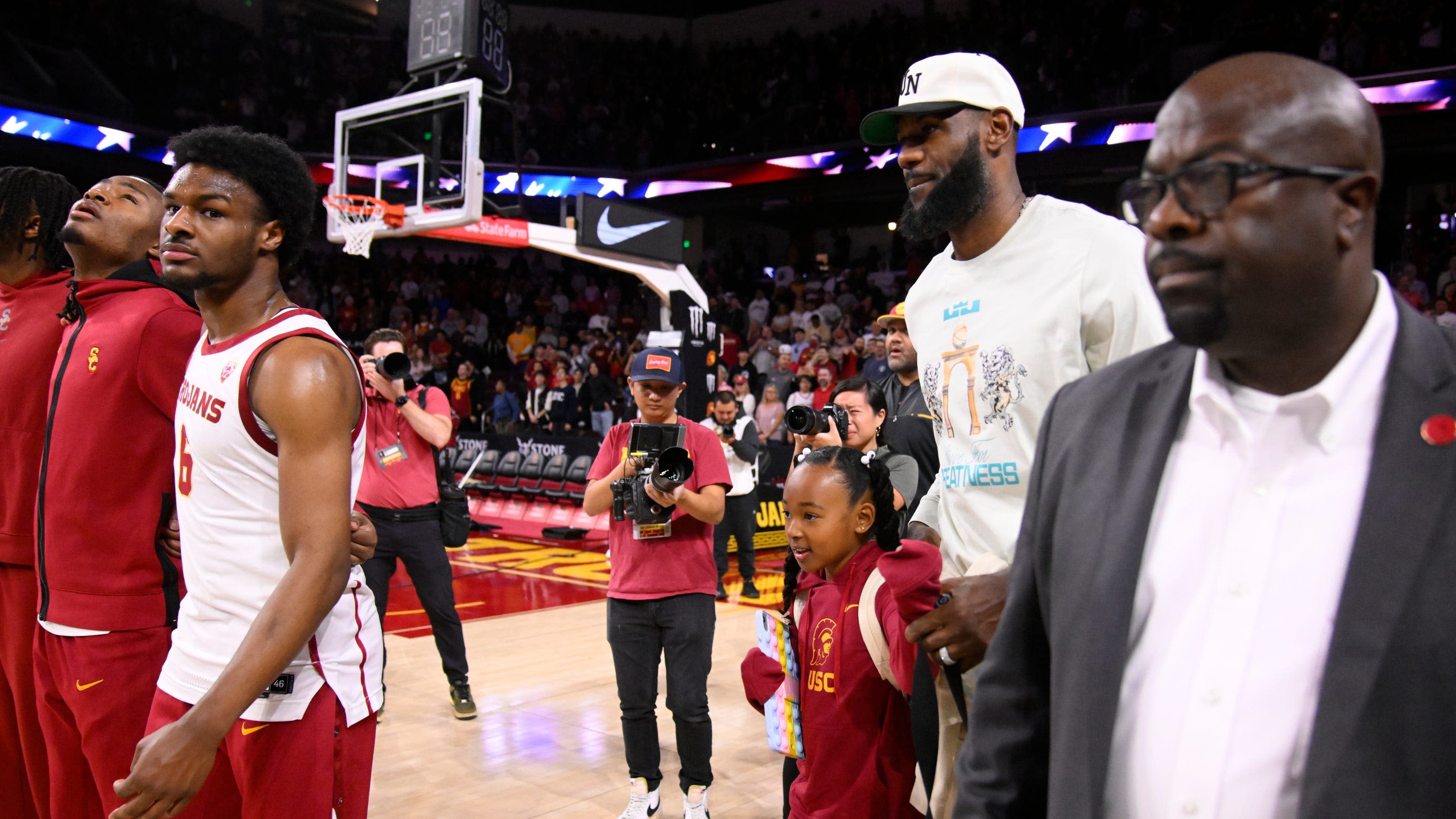LeBron James impressed by son Bronny's perspective on potential NBA career