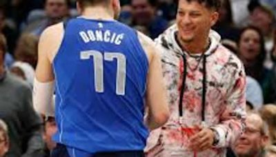 WATCH: Chiefs' Patrick Mahomes Jumps For Joy in Viral Luka Doncic Celebration