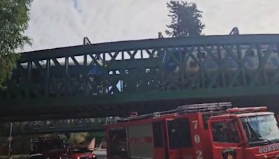 Choque de trenes en Palermo: hay heridos y se desplegó un fuerte operativo de SAME