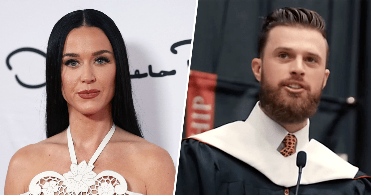 Katy Perry edits Harrison Butker’s controversial commencement speech to kick off Pride Month: 'Fixed this'