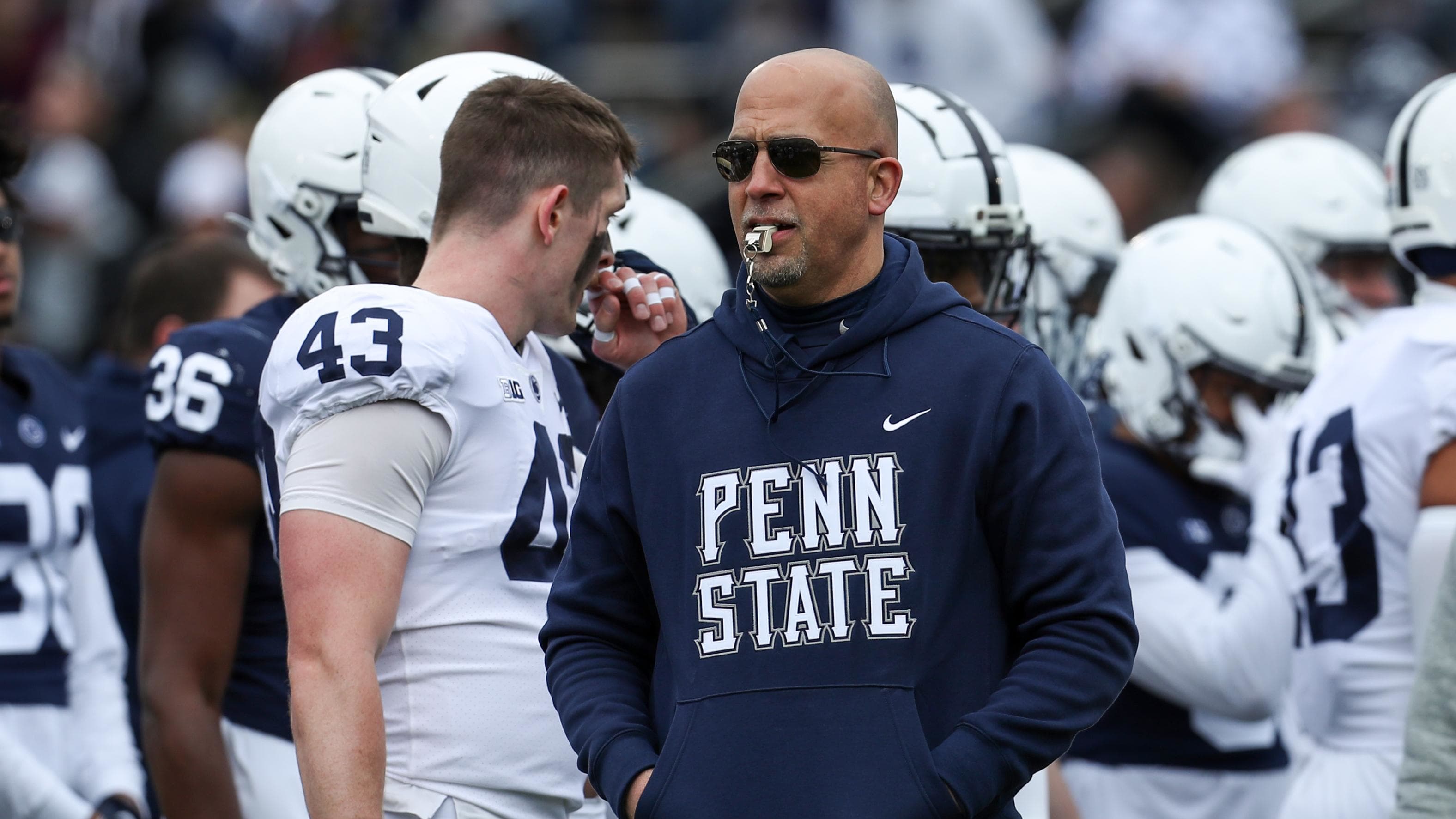 Penn State's James Franklin Wonders Whether Helmet Mics Will Curb Sign-Stealing in College Football