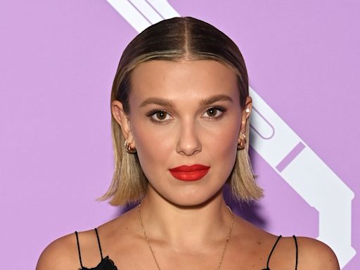 Millie Bobby Brown embracing her natural skin texture and breakouts never gets old