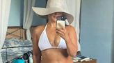 Loose Women's Saira Khan, 54, strips to barely-there white bikini