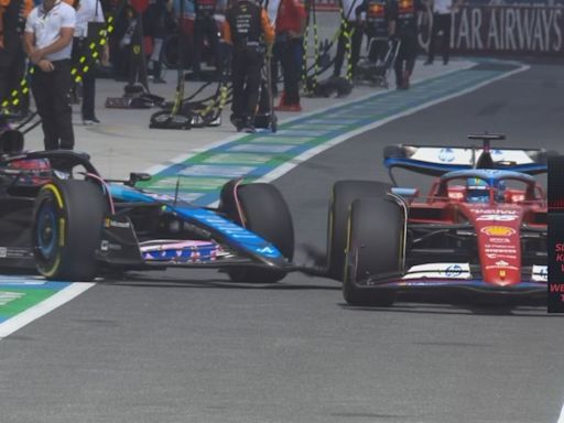 Fórmula 1: Esteban Ocon y Charles Leclerc vivieron un momento insólito en Miami