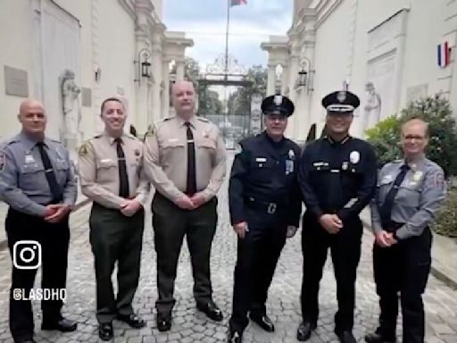 Los Angeles County Sheriff's Department sends law enforcement team to Paris Olympics