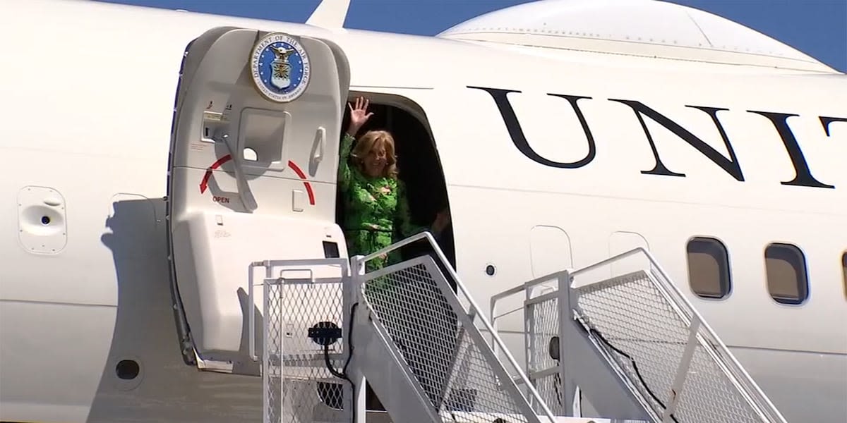 First Lady Jill Biden makes rare visit to Portland