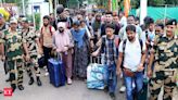 Border with Bangladesh to remain open for 24 hours to allow students, others stranded to enter India - The Economic Times