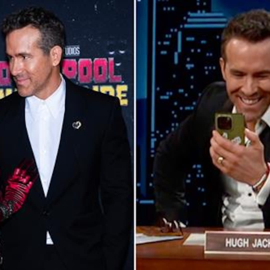 Blake Lively Hilariously Interrupts Ryan Reynolds' Interview With Hugh Jackman - E! Online