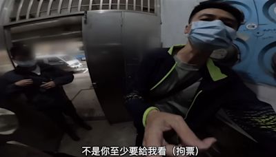 戒嚴？交通網紅騎重機上國道遭警拘提 上銬影片曝全網炸鍋：濫用公權力