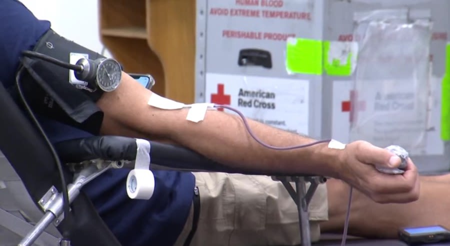 First responders team up to battle blood shortage