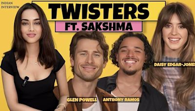 TWISTERS Indian Interview with Sakshma featuring Glen Powell, Daisy Edgar-Jones and Anthony Ramos