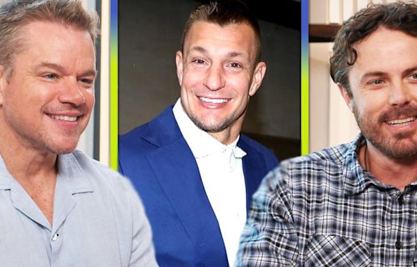 Matt Damon & Casey Affleck on Rob Gronkowski's 'The Instigators' Cameo