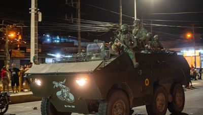 Más de 200 detenidos en Ecuador en cinco días de operativos contra el crimen organizado