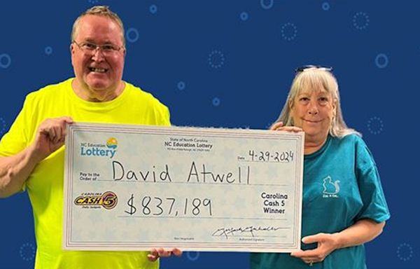 North Carolina man wins huge lottery jackpot after sister dreams he won