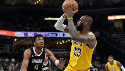 NBA／AD休兵、詹姆斯回歸奪大三元 湖人射垮灰熊奪5連勝