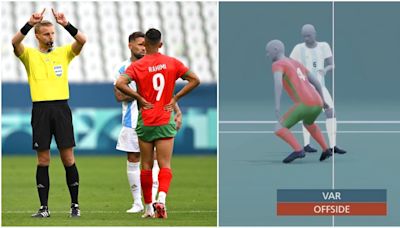 Why it took two hours for VAR to disallow Argentina’s goal vs Morocco at the Olympics