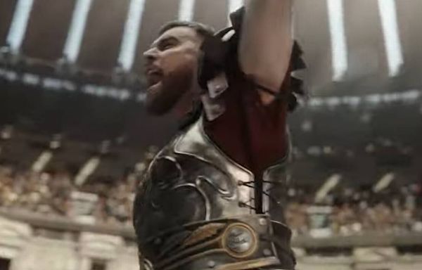 Chiefs’ Travis Kelce portrays a Roman gladiator in a new Pepsi commercial