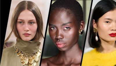 Handsome red lips and grown-up pinks: the best AW24 make-up looks (and how to do them)