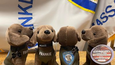 Franklin Police Dept. fundraiser allows people to buy stuffed version of beloved dog