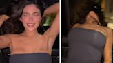 Kylie Jenner fans worried she’ll be decapitated as she dances in moving car