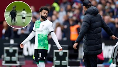 Se conocieron nuevas imágenes del explosivo cruce entre Klopp y Salah: el gesto que habría desatado la pelea en pleno partido