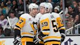 Penguins win 10-2, hand Sharks record-tying 11th straight loss to start season