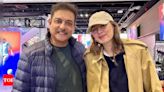 Ravi Shastri bumps into 'gorgeous' Maria Sharapova, shares picture with 'fashion icon' | Off the field News - Times of India