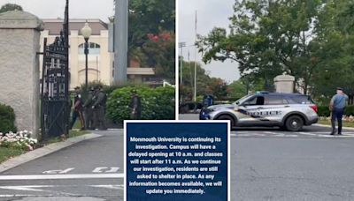 Monmouth University lockdown: Students shelter in place, cops swarm campus