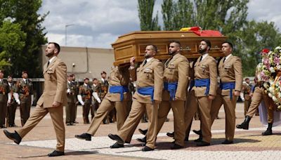 Las Fuerzas Armadas honran la memoria de Billye Palacios, el cabo fallecido en un ejercicio de la OTAN en Polonia