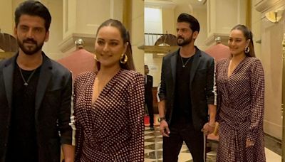 Sonakshi Sinha-Zaheer Iqbal Hold Hands As They Make A Stylish Appearance At CNN-News18 Town Hall - News18