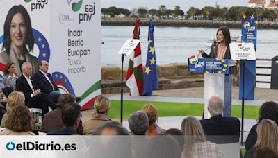 El PNV lleva a orillas del Bidasoa el arranque de la campaña europea para simbolizar una "Europa sin fronteras"