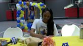 Nevaeh Hearne is #OfficiallyOfficial as she signed with Angelo State Rambelle Basketball