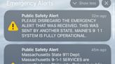 Massachusetts emergency text alerts mistakenly sent to Mainers