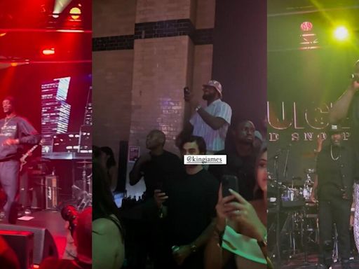 LeBron James e Anthony Davis curtem evento com astros do rap em Londres a uma semana das Olimpíadas de Paris