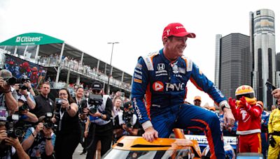 Scott Dixon claims Detroit Grand Prix for fourth time in race filled with crashes, stops