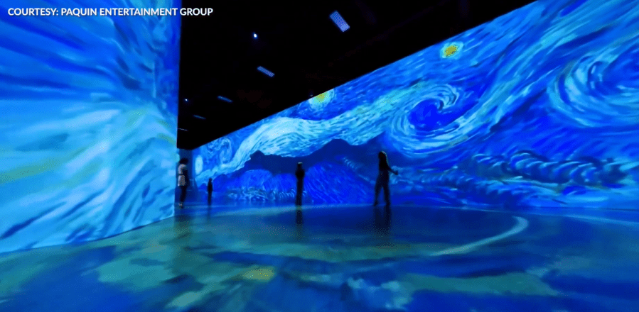 New cinematic art highlighting Van Gogh’s work comes to Broadway at the Beach