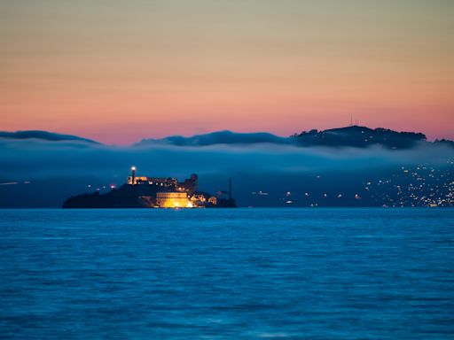 Researcher mapping Alcatraz prison island erosion terrified by ghost