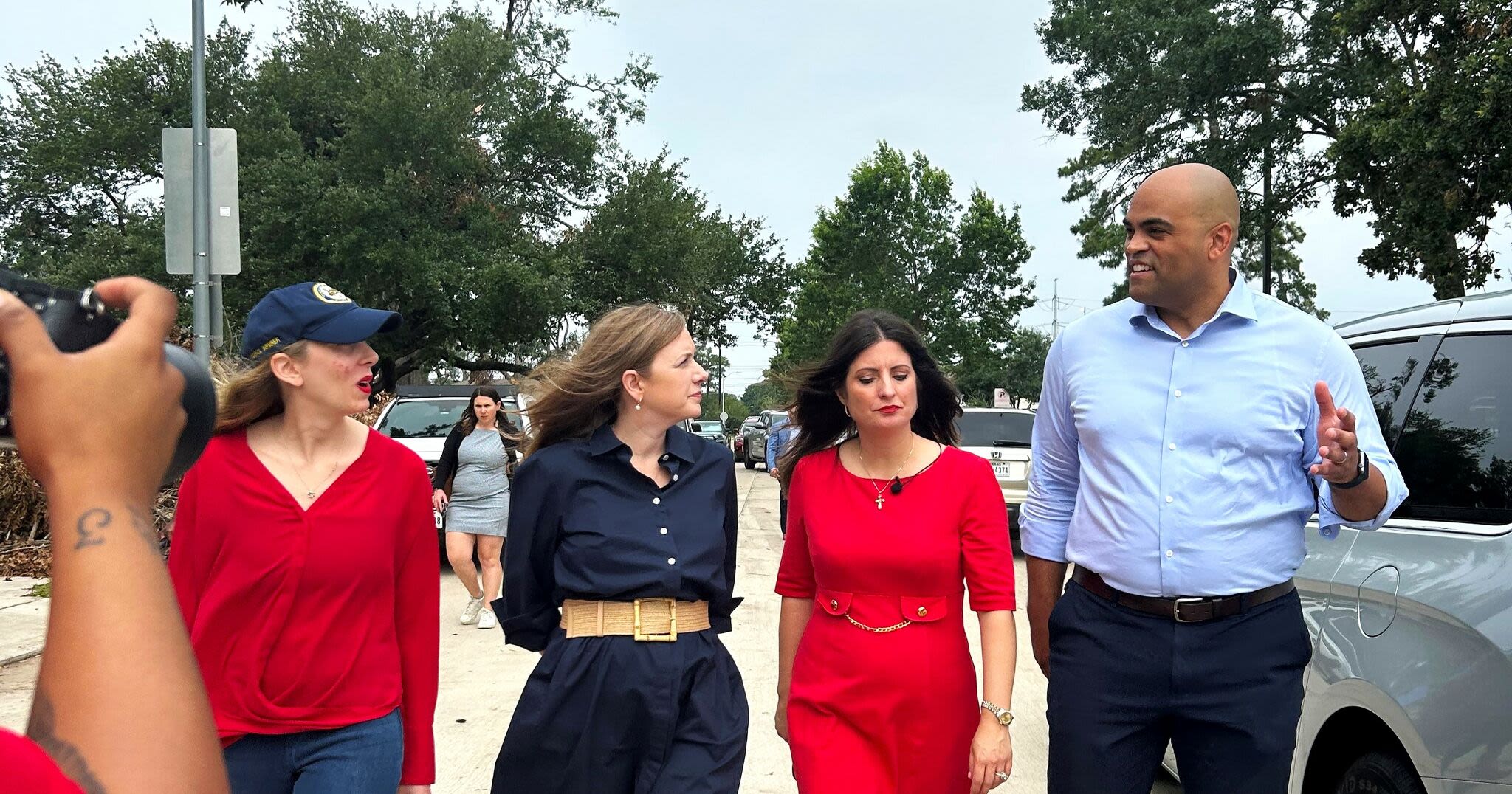 Colin Allred visits Houston in wake of deadly Texas storms