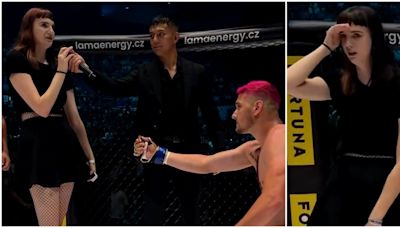 MMA fighter goes viral for losing a fight & then getting proposal rejected by girlfriend