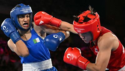 Gender row boxer Imane Khelif wins Olympic semi-final and set to fight for gold