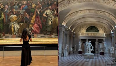 Kendall Jenner Visits The Louvre Museum Barefoot At "Midnight" To Soak In Its Beauty Because She Can