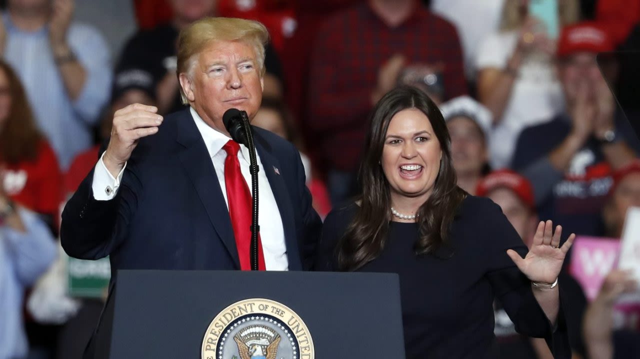 Watch live: Trump, Sarah Huckabee Sanders hold town hall in Michigan