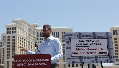 Nevada Democrats turn up heat on Sam Brown over Yucca Mountain