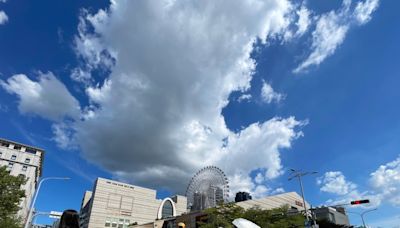 天氣／今各地晴時多雲白天偏熱 中秋佳節東部雨西邊晴