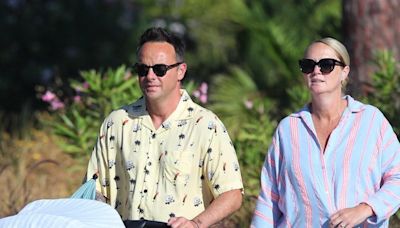 Ant McPartlin enjoys baby's first holiday in Portugal with wife Anne-Marie