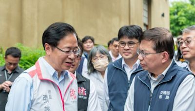 中央視察桃園火車站周邊交通建設 張善政：盼攜手加速推動工程進度