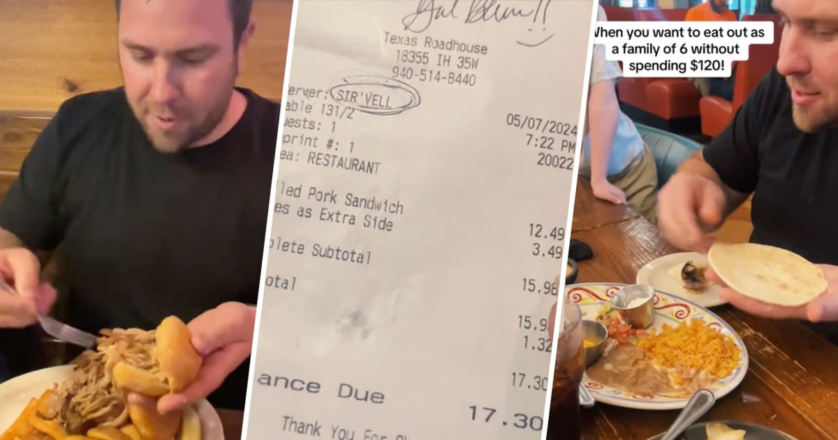 This dad's money-saving restaurant hacks sparked outrage. He doesn't get the fuss.