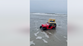 Remember the Hurricane Dorian red Jeep in Myrtle Beach? Here’s the funny Idalia version